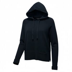 Athleta Women's Blue Hoodie Pocket Side Slit. Size XS Pullover